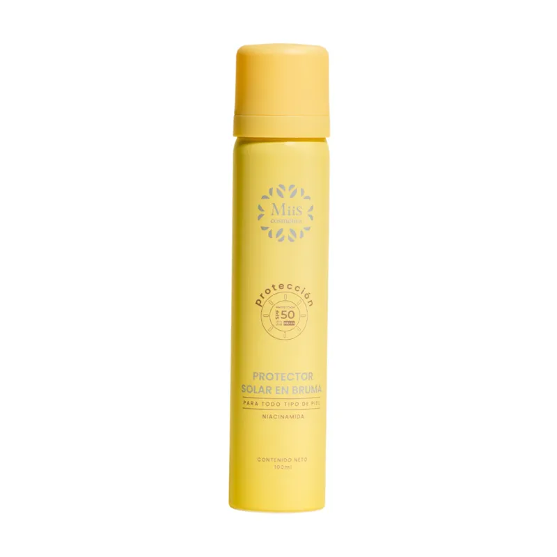 Miis Cosmetics Protector Solar en Bruma FPS50 con Niacinamida